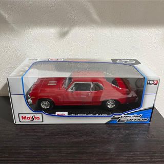 シボレー(Chevrolet)のマイスト  1/18 1970 Chevrolet Nova SS Coupe(ミニカー)