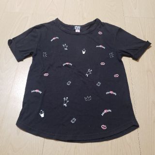 アナップガール(ANAP GiRL)のANAPGlRL 半袖カットソー Sサイズ　黒(Tシャツ/カットソー)