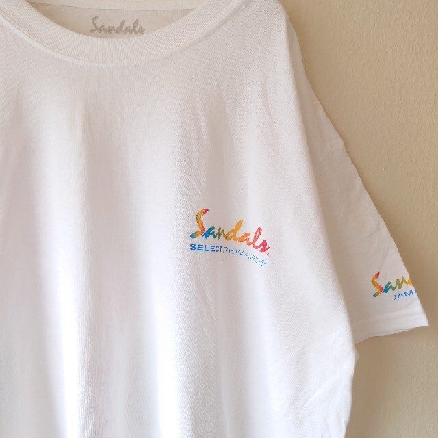 sandals Tシャツ マリンプリント ホワイトの通販 by mazemaze2015｜ラクマ