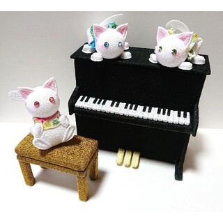 猫たちの音楽会(置き飾り/小物入れ)