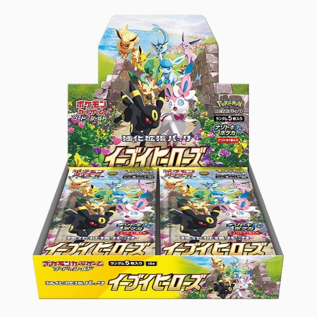 ポケモン(ポケモン)のポケモンカード イーブイヒーローズ【新品未開封品】1BOX シュリンク付き エンタメ/ホビーのトレーディングカード(Box/デッキ/パック)の商品写真