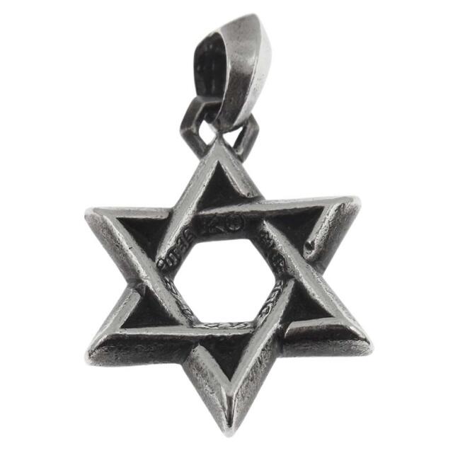 CHROME HEARTS クロムハーツ（原本無） STAR OF DAVID PENDANT スターオブダビデ ペンダントトップ シルバー系