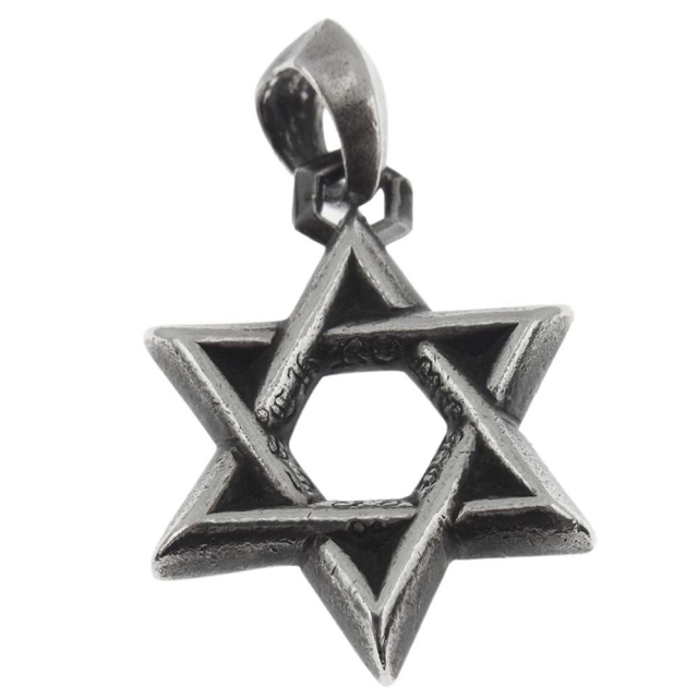 Chrome Hearts(クロムハーツ)のCHROME HEARTS クロムハーツ（原本無） STAR OF DAVID PENDANT スターオブダビデ ペンダントトップ シルバー系【中古】 レディースのアクセサリー(ネックレス)の商品写真