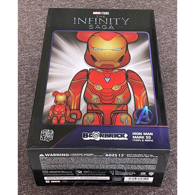 BE@RBRICK IRON MAN MARK 50 100％ & 400％