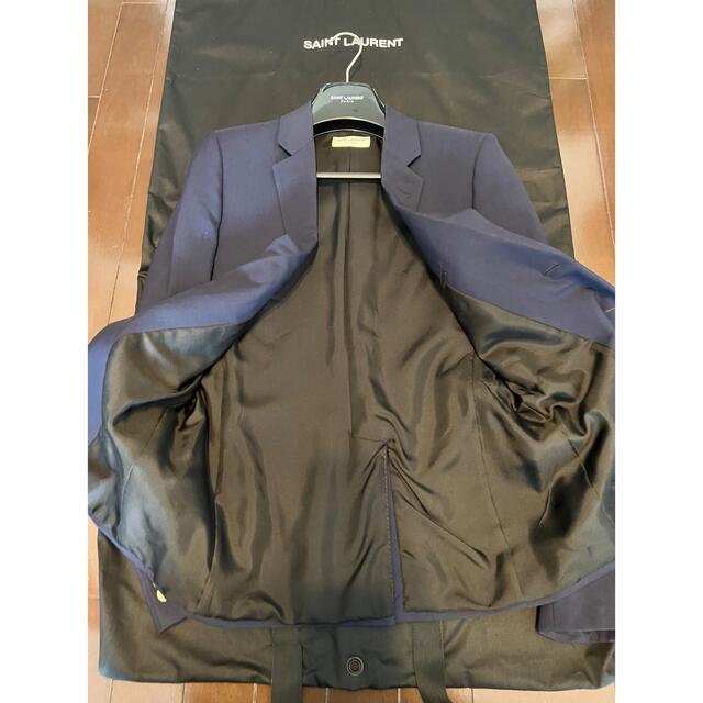 SAINT LAURENT - サンローラン ジャケット サイズ44 ネイビーの SAINT LAURENT - サンローラン ジャケット サイズ44 ネイビーの