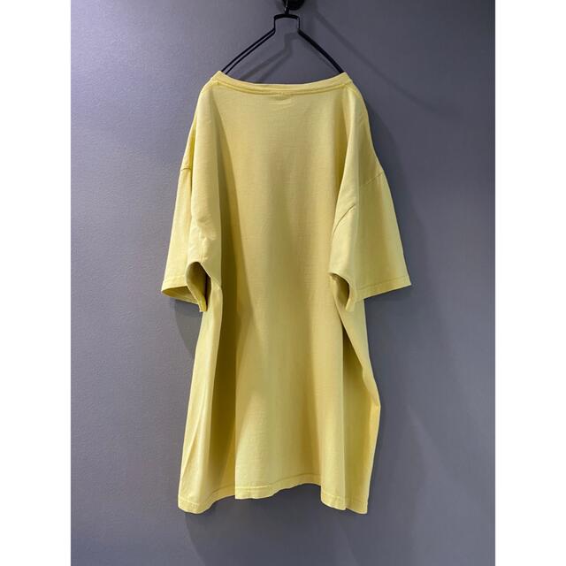 古着 ビンテージ 90s CHICAGO フラワー XL イエロー Tシャツ