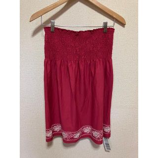 ベネトン(BENETTON)のBENETTON ベネトン スカート　キャミソール　2way 新品タグ付き(ひざ丈スカート)