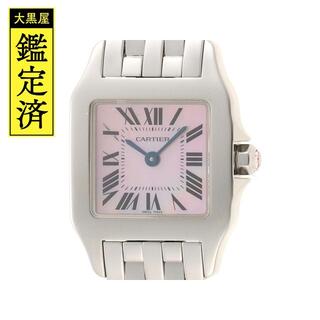 カルティエ(Cartier)のカルティエ サントスドゥモアゼルSM ピンクシェル レディース 【200】(腕時計)