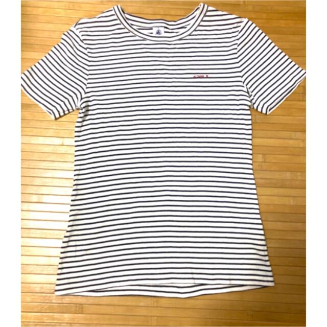 PETIT BATEAU(プチバトー)のPETIT BATEAU プチバトー⭐︎ミニマリニエールクルーネック半袖Ｔシャツ レディースのトップス(Tシャツ(半袖/袖なし))の商品写真