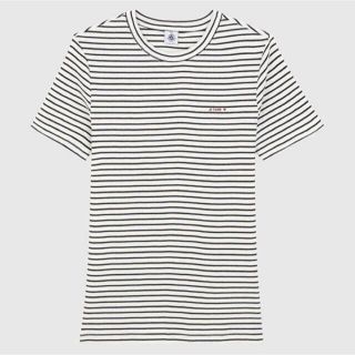 プチバトー(PETIT BATEAU)のPETIT BATEAU プチバトー⭐︎ミニマリニエールクルーネック半袖Ｔシャツ(Tシャツ(半袖/袖なし))