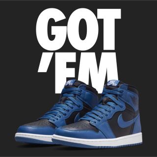 ナイキ(NIKE)のNike Air Jordan 1 High Dark Marina Blue(スニーカー)