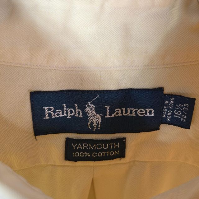 Ralph Lauren(ラルフローレン)のラルフローレンヤーマス90s刺繍ポニーロゴワンポイントカジュアルBD長袖シャツ メンズのトップス(シャツ)の商品写真