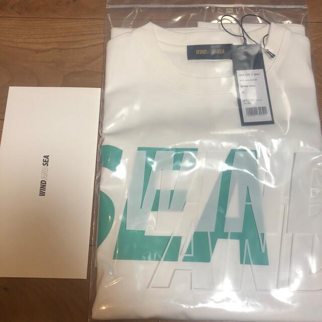 WIND AND SEA(ウィンダンシー)のM WIND AND SEA S/S T-shirt / White-Mint メンズのトップス(Tシャツ/カットソー(半袖/袖なし))の商品写真