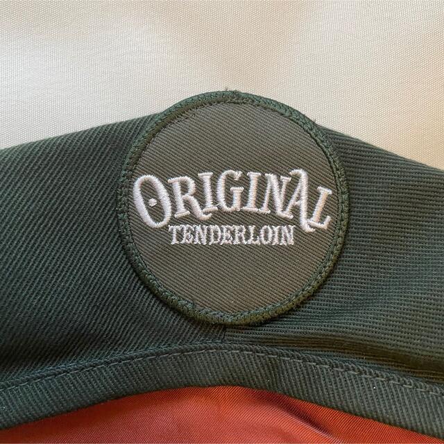 TENDERLOIN(テンダーロイン)の希少　テンダーロイン　ベレー帽　ワッペン　グリーン　 メンズの帽子(ハンチング/ベレー帽)の商品写真
