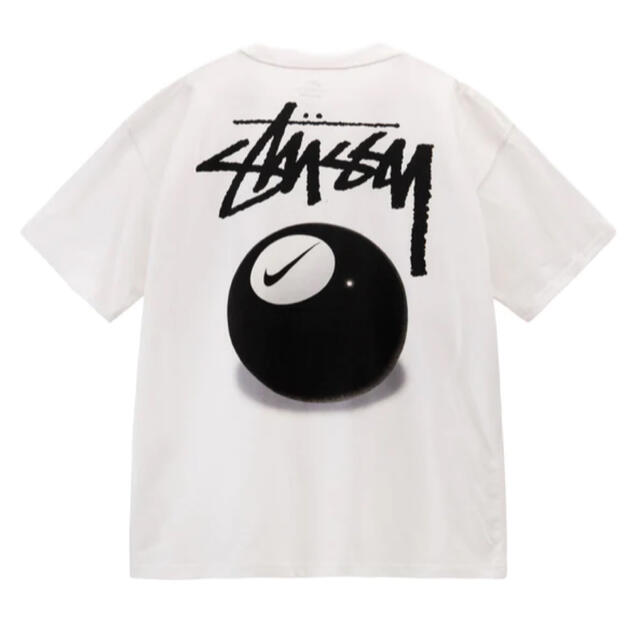 STUSSY x NIKE 8 BALL TEE 白 Sサイズ