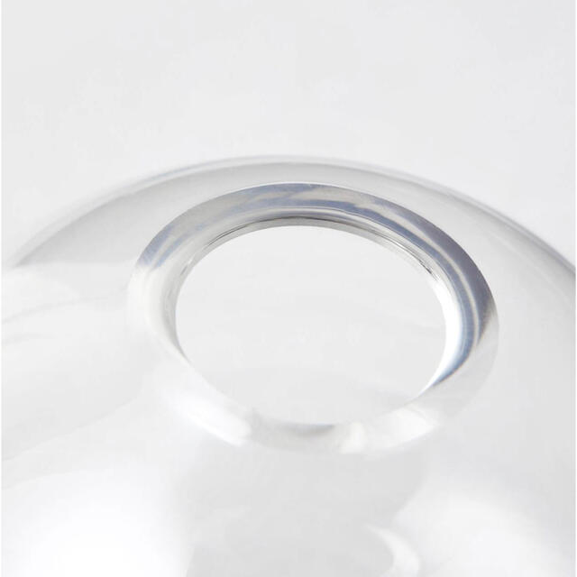 ZARA HOME(ザラホーム)のクリアガラス フラワーベース ミニ 新品未使用　H&M ハンドメイドのフラワー/ガーデン(プランター)の商品写真
