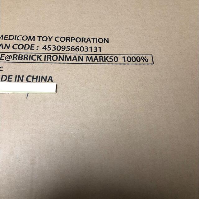 BE@RBRICK(ベアブリック)の送料込み BE@RBRICK IRON MAN MARK 50 1000％ エンタメ/ホビーのフィギュア(その他)の商品写真