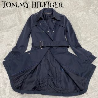 トミーヒルフィガー(TOMMY HILFIGER)のTOMMY HILFIGER トミーヒルフィガー ☆ トレンチコート ネイビー(トレンチコート)