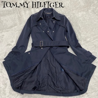 トミーヒルフィガー(TOMMY HILFIGER)のTOMMY HILFIGER トミーヒルフィガー ☆ トレンチコート ネイビー(トレンチコート)