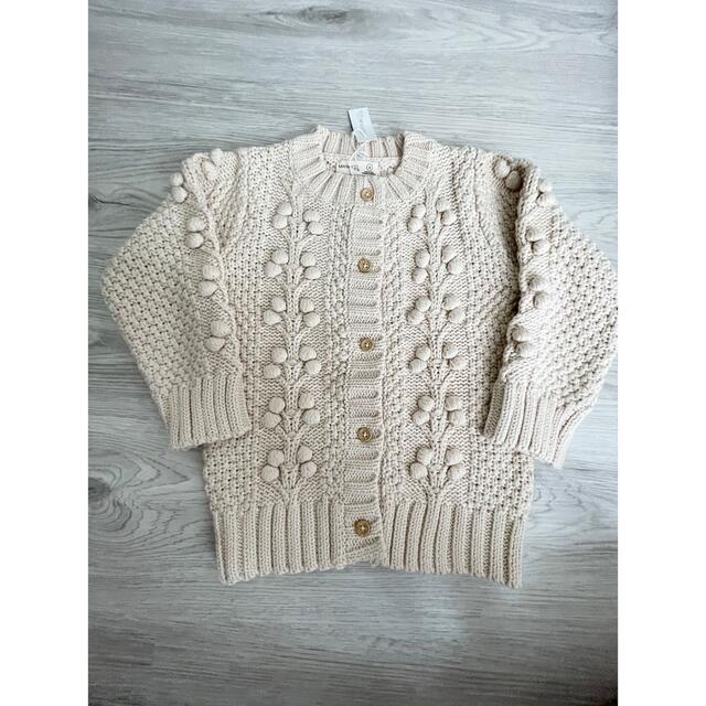 miannandco 4y cable knit cardigan