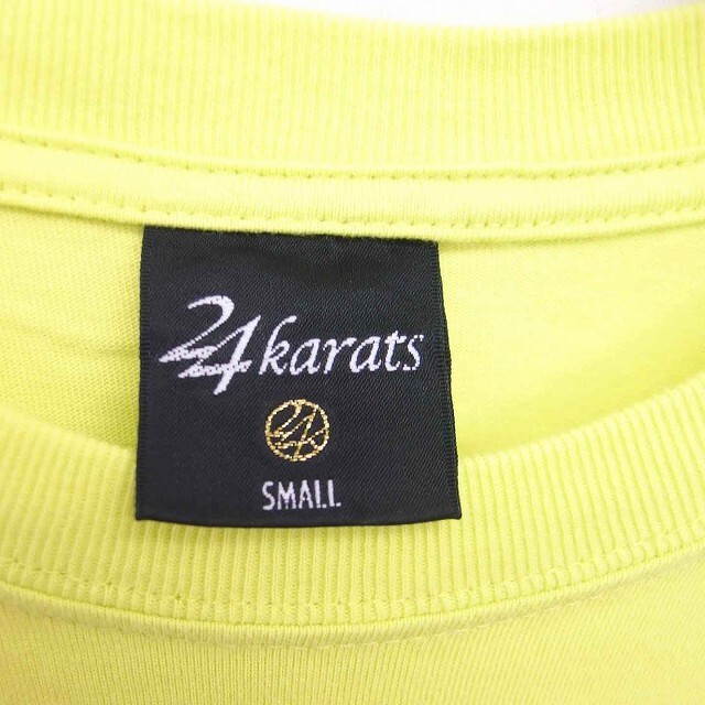 24karats(トゥエンティーフォーカラッツ)の24カラッツ 24karats 国内正規品 Tシャツ カットソー 半袖 S 黄緑 メンズのトップス(Tシャツ/カットソー(半袖/袖なし))の商品写真