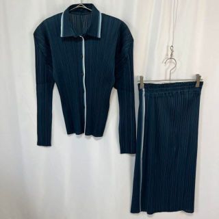 極美品 1999 PLEATS PLEASE グラデーションライン セットアップ ...