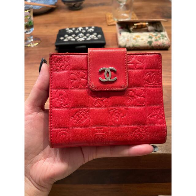 CHANEL(シャネル)のシャネル　二つ折り財布 レディースのファッション小物(財布)の商品写真