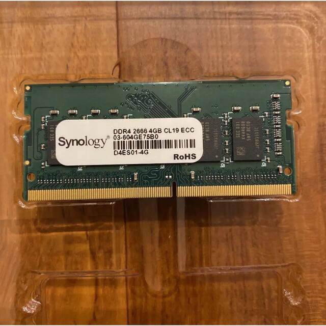 Synology SO-DIMM DDR4 4GB メモリ DS1821