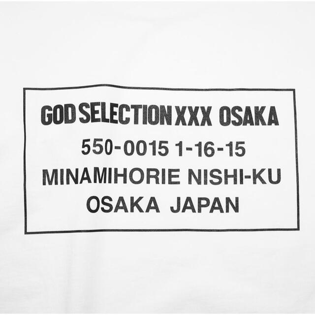 GOD SELECTION XXX(ゴッドセレクショントリプルエックス)のゴッドセレクション　ボックスロゴ　大阪限定 メンズのトップス(Tシャツ/カットソー(半袖/袖なし))の商品写真