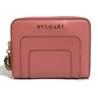 ■新品■未使用■ BVLGARI ブルガリブルガリ レザー コインケース コインパース 小銭入れ レディース メンズ アイボリー系 AP9534新品