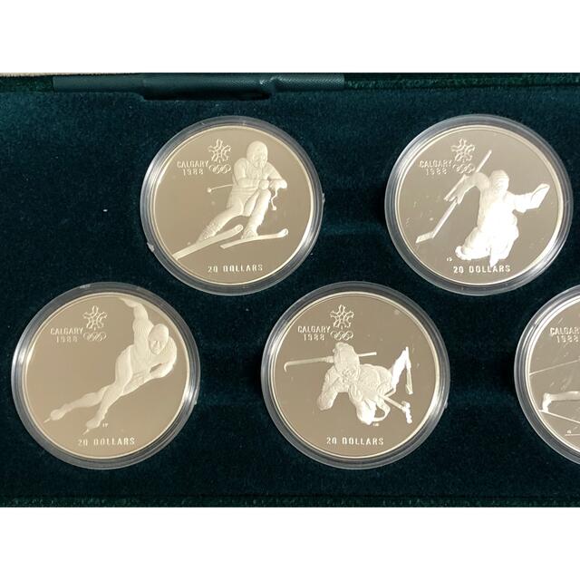メーカー取寄品 - 1988年カルガリーオリンピック記念プルーフ銀貨