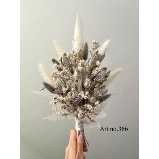 White＆gray bouquet no.366(ドライフラワー)