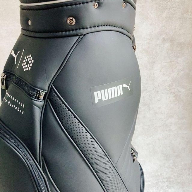 PUMA - PUMA/プーマ レザー キャディバッグ ブラック 867880 PUMA - PUMA/プーマ レザー キャディバッグ ブラック 867880