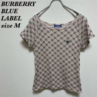 バーバリーブルーレーベル(BURBERRY BLUE LABEL)の【BURBERRY BLUE LABEL】バーバリー カットソー お洒落(カットソー(半袖/袖なし))