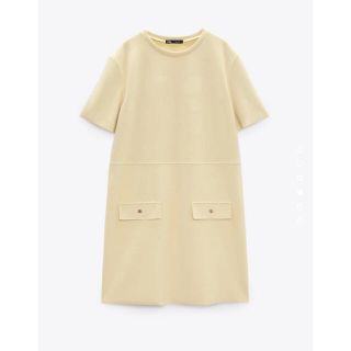 ザラ(ZARA)のフェイクスエードワンピース　ZARA(ミニワンピース)