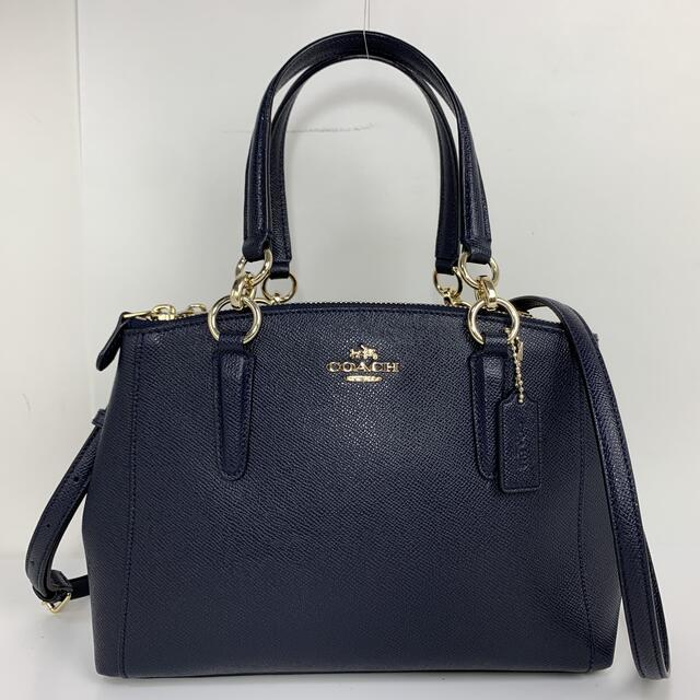 素敵な 美品 COACH コーチ 2wayドーム型サッチェル ショルダーバッグ
