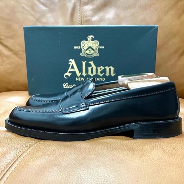 Alden(オールデン)の【美品】オールデン987 ローファー コードバン 7.5D メンズの靴/シューズ(ドレス/ビジネス)の商品写真