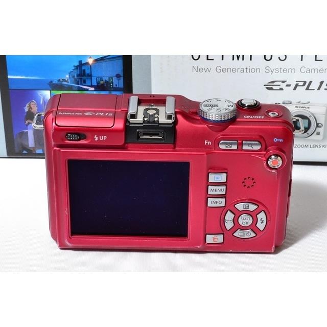 ☆鮮やかなレッド☆E-PL1s レンズキット☆保証付き☆ ☆鮮やかなレッド☆E-PL1s レンズキット☆保証付き☆