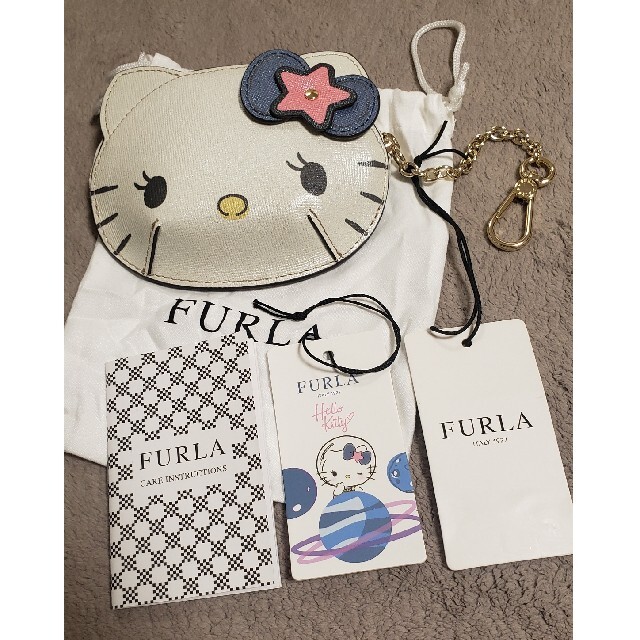 Furla(フルラ)の最安値 タグ付き 訳あり フルラ キティ コインケース レディースのファッション小物(コインケース)の商品写真