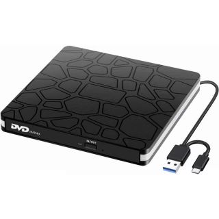 USB3.0Type C 外付け DVDドライブ Window/Mac OS対応(DVDプレーヤー)