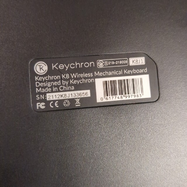 Keychron K8 JIS日本語 RGBアルミフレーム ホットスワップ対応PC周辺機器