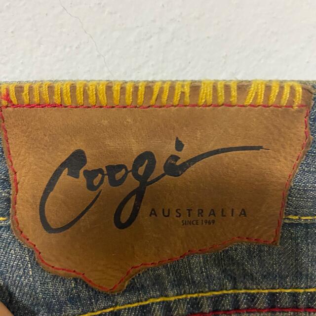 COOGI(クージー)のクージー COOGI バック 刺繡ロゴ デニム 極太 ストリート　古着 メンズのパンツ(デニム/ジーンズ)の商品写真