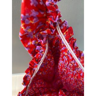 ビンテージ 70s ハンドメイド flower花 ワンピース ロングドレス 希少