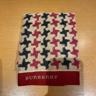 バーバリー(BURBERRY)のバーバリーウォッシュタオルボルドー(タオル/バス用品)