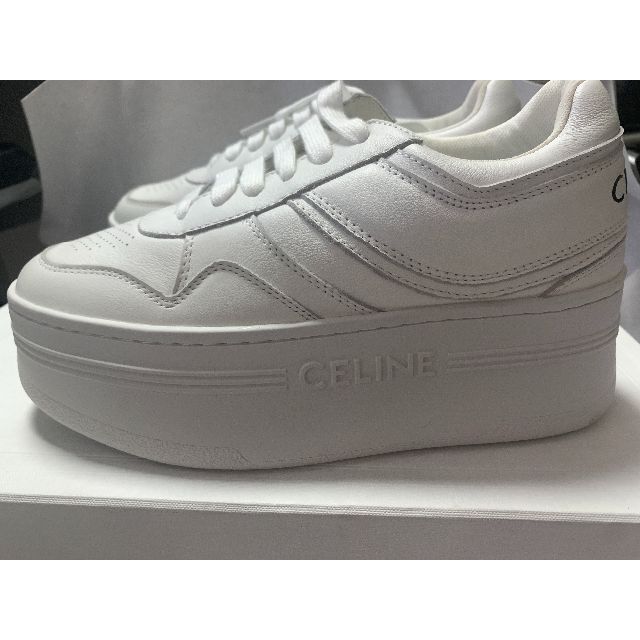 希少完売サイズ】36 CELINE ブロックスニーカー ウェッジアウトソール