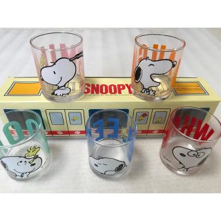 スヌーピー(SNOOPY)のスヌーピー　タンブラーセット　5個　『 送料込み 』(グラス/カップ)