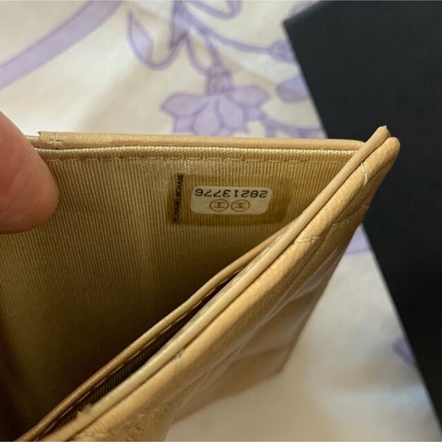 【レア】CHANEL シャネル カラフルココ マトラッセ 折り財布 ゴールド