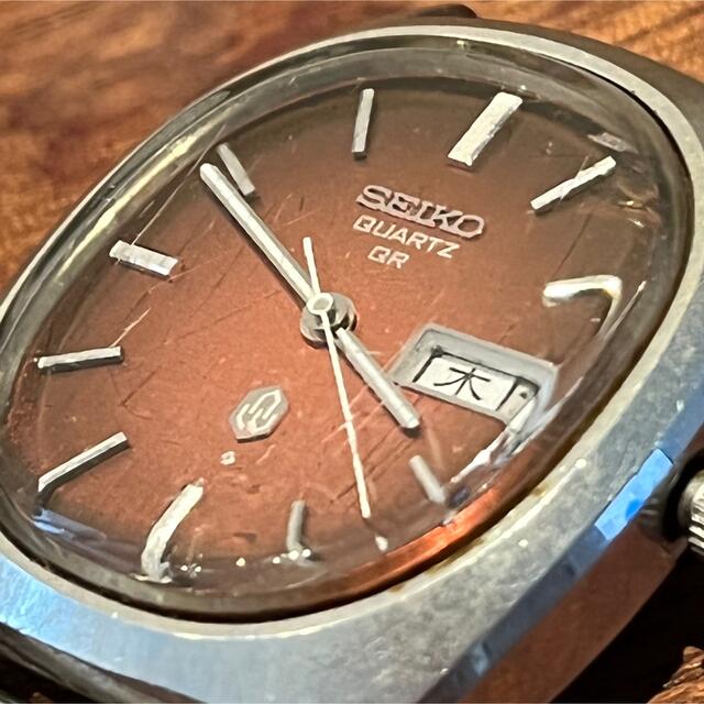 【激レア/稼働品】ヴィンテージ　SEIKO セイコークォーツQR  メンズ腕時計