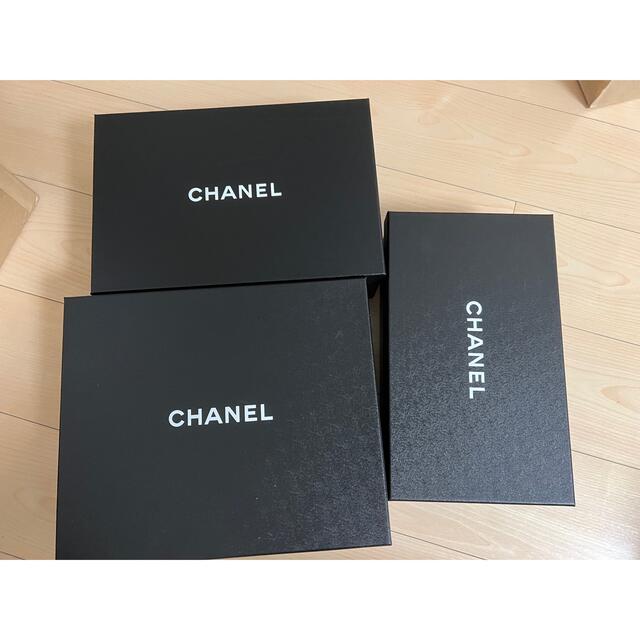 CHANEL(シャネル)のシャネル　靴箱 シューズボックス 収納ボックス 三点 インテリア/住まい/日用品の収納家具(玄関収納)の商品写真