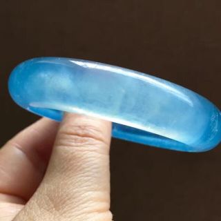 天然アクアマリン バングル の通販 |ラクマ
